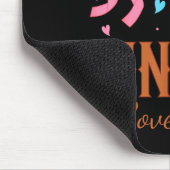 Boots Or Bows Uncle Loves You Gender Reveal Party Mousepad (Ecke)