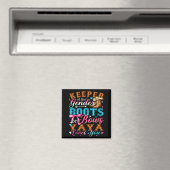 Boots Or Bows Yaya Loves You Gender Reveal Family Magnet (In Situ (Geschirrspüler))