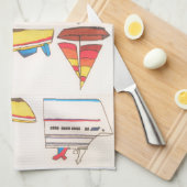 Boots-Parade-Tuch Geschirrtuch (Viertel Falte)