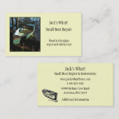 Boots-Reparatur-Visitenkarte-Schablone Visitenkarte (Vorne/Hinten)