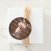 Boots Rustic Cowgirl BRAUTPARTY Vielen Dank Geschenkanhänger (Beispiel)