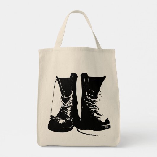 Boots (Schwarz) Lebensmittelgeschäft Tasche (Rückseite)