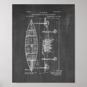 Boots-senkenund abtrennenapparatepatent - Cha Poster