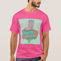 Boots to the Ground - Cowgirl Energy T-Shirt