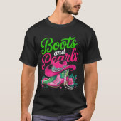 Boots To The Ground Nk Cowgirl  T-Shirt (Vorderseite)
