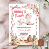 Boots und Brunch Bridal Dusche Einladung