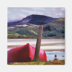 BOOTS-UND GEBIRGSlandschaft Magnet