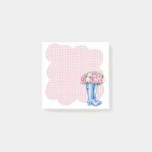 Boots und Rosen Post-it-Notizen Post-it Klebezettel