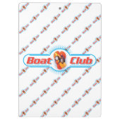 Boots-Verein-Klemmbrett Klemmbrett (Rückseite)