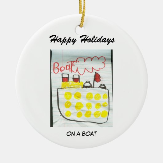 Boots-Verzierung Keramikornament (Vorne)