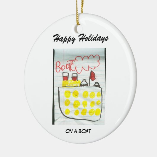 Boots-Verzierung Keramikornament (Links)