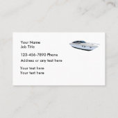 Boots-Visitenkarten Visitenkarte (Rückseite)