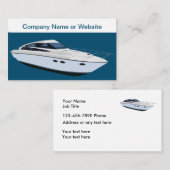 Boots-Visitenkarten Visitenkarte (Vorne/Hinten)