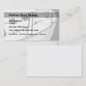 Boots-Wartung und Reparatur Visitenkarte (Vorne/Hinten)