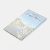 Bootsanflug Küste| Agropoli Post-it Klebezettel (angewinkelt)