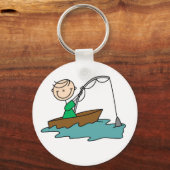 Bootsangeln Schlüsselanhänger (Vorderseite)