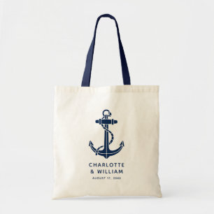 Bootsanker-Strand-Hochzeitsgewinnspiel Tragetasche