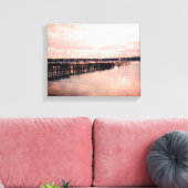Bootsanleger Leinwanddruck (Insitu (Wohnzimmer))