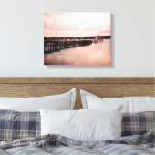 Bootsanleger Leinwanddruck (Insitu (Schlafzimmer))