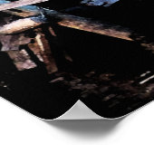 Bootsanleger mit Privateigentum Poster (Ecke)
