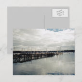 Bootsanleger Postkarte (Vorne/Hinten)