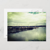 Bootsanleger Postkarte (Vorne/Hinten)