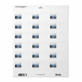 Bootsanlegestelle am Flathead Lake Adressaufkleber (Vorne)