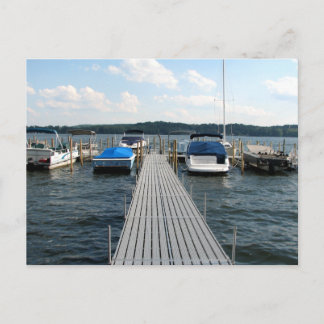 Bootsanlegestelle Chautauqua Postkarte