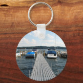 Bootsanlegestelle Chautauqua Schlüsselanhänger (Vorderseite)