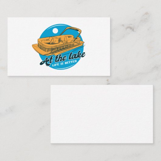 Bootsanlegestelle Visitenkarte (Vorne/Hinten)