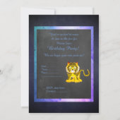 BOOTSCHAFT BIRTHDAY PARTY EINLADUNG (Rückseite)