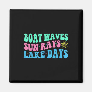Bootschaft Sonnenstrahlen Seewellen Sommertage Url Magnet