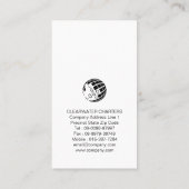 Bootscharta Fischerei Visitenkarte (Rückseite)