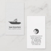 Bootscharta Fischerei Visitenkarte (Vorne/Hinten)