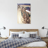 Bootsdeck Leinwanddruck (Insitu (Schlafzimmer))