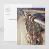 Bootsdeck Postkarte (Vorne/Hinten)