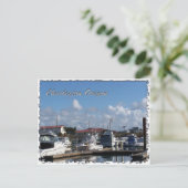 Bootsdocks Postkarte (Stehend Vorderseite)