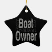 Bootseigentümer Extraordinator Keramik Ornament (Hinten)