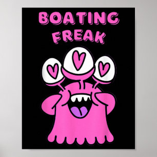 Bootsfahr-Freak Nautical Segel-Enthusiast Abenteue Poster