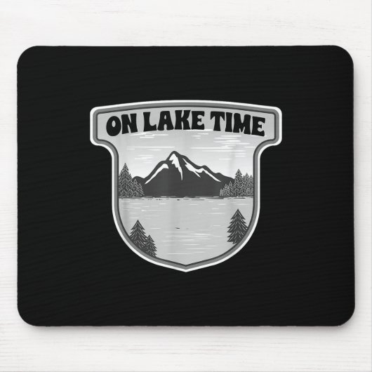 Bootsfahren auf dem See Mousepad (Vorne)