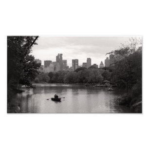 Bootsfahren im Central Park NYC (Druck) Fotodruck