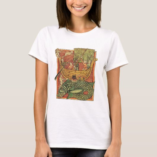 Bootsfahrt auf einem Wal T-Shirt (Vorderseite)
