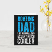 Bootsfahrt Captain Boat Vater Vatertag Karte (Gelbe Blume)