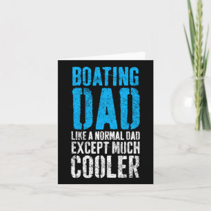 Bootsfahrt Captain Boat Vater Vatertag Karte