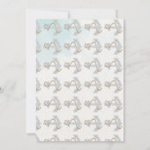 Bootsfahrt Geburtstagsparty Dankeskarte (Rückseite)