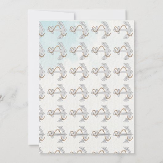 Bootsfahrt Geburtstagsparty Dankeskarte (Rückseite)