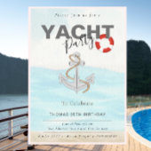Bootsfahrt Geburtstagsparty Einladung