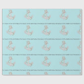 Bootsfahrt Geburtstagsparty Geschenkpapier (Flach)