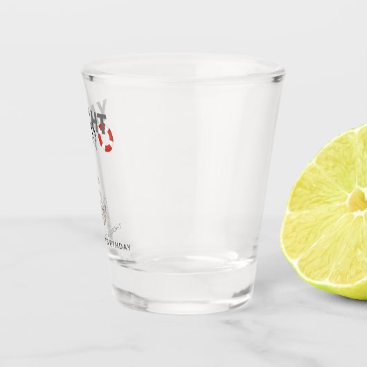 Bootsfahrt Geburtstagsparty Schnapsglas (Rechts)