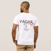 Bootsfahrt Geburtstagsparty T-Shirt (Schwarz voll)